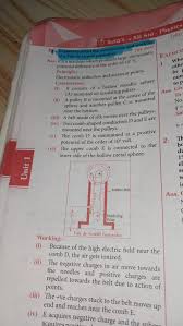 of a van de graaff generator principle