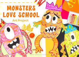 monsters love art project deep