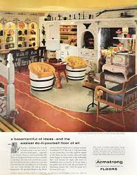 1958 Retro Basement Rec Room Decor