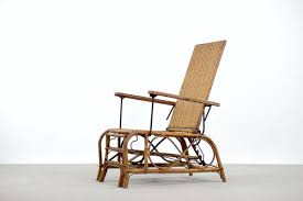 vintage bauhaus rattan chair with