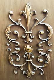Carved 3 D Wood Bronze Brass Silver