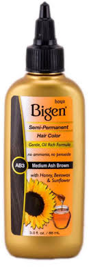 Bigen Semi Permanent Hair Color Ab3 Medium Ash Brown 3 Oz Pack Of 2 Walmart Com