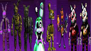 Five Nights at Freddy's 3: The Sequel All Animatronics [EXTRA] - YouTube