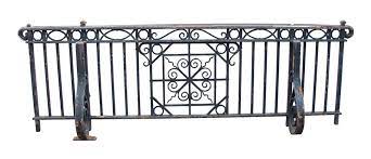Wrought Iron Juliet Balcony With Ornate