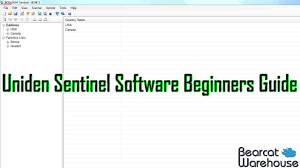 uniden sentinel software beginners