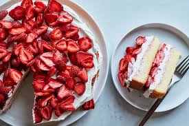 strawberry and cream layer cake recipe
