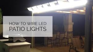 How To Add Outdoor Patio Lighting Using Led Tape Lights