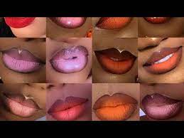ombrÉ lip tutorial for dark skin you