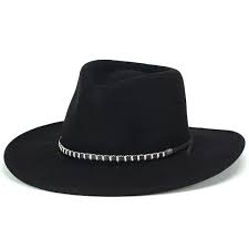 Western Hats Mens Stetson Cowboy Hats Big Size Collar Wide Hat Autumn Winter Stetson American Wide Brim Hat Mens Leather Strap Felt Folding Allowed