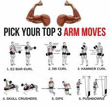 3 arm moves bigger arms training plan