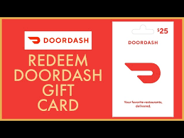 how to redeem doordash gift card