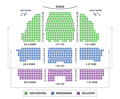 Organized Seattle Repertory Theatre Seating Chart Longacre