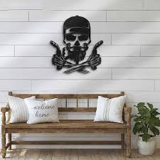 Skull Welding Metal Wall Art Welder