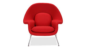 Linon home blaise adirondack ottoman in red. Saarinen Womb Chair And Ottoman Red Modholic