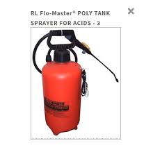 Rl Flo Master Poly Tank Sprayer For