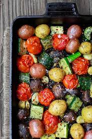 italian oven roasted vegetables recipe