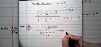 how to simplify complex fraction w 3