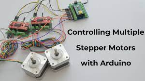 controlling stepper motors with arduino