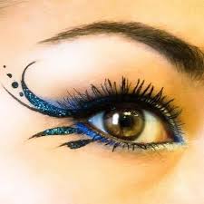 black water snake eye makeup style
