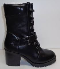 Details About Buffalo Shoes Size 6 Eur 36 B163a 72 Black Lace Up Ankle Boots New Womens Shoes