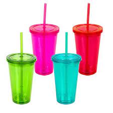 double wall clear plastic tumblers 16