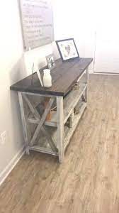 Rustic Wooden Buffet Table Rustic