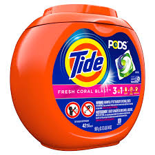 Each pack contains 72 pods. Tide Pods Fresh Coral Blast 42 Ct Laundry Detergent Pacs Walmart Com Walmart Com