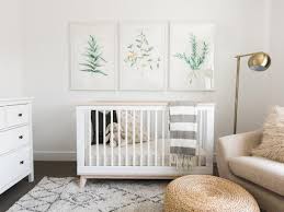 decorate above a baby crib