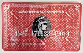 I contacted louis vuitton client services on may 2, 2021 and was told by the ca that the department that would be able to handle this for me was not in the office in the moment, but she would. Louis Vuitton Amex Credit Card Supreme