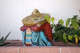 Sleeping Mexican Garden Statues