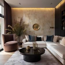 a neutrual cream coloured living room