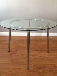 Round Glass Table From Ikea Home