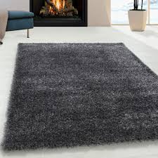 excellent gy shiny plain grey rug