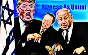 Résultat de recherche d'images pour "caricature Trump Adelson"