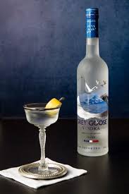 grey goose vodka martini with a twist