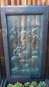 Ganesha Glass Wall Fountain