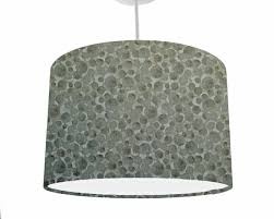 Green Patterned Lampshade Ceiling Light