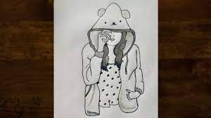 New users enjoy 60% off. How To Draw A Girl Step By Step Easy Way To Draw A Girl Wearing Hoodie Pencil Sketch Youtube