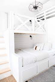 Diy Built In Bunk Beds With Stairs