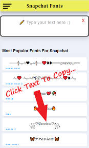 snapchat fonts generator 𝟙 copy