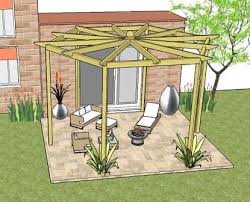 Attached Lean To Pergola