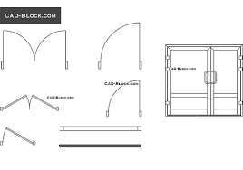 Typical Door Types Autocad Blocks In Plan