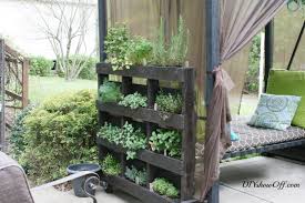 Free Standing Pallet Herb Garden Page