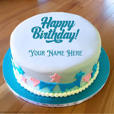happy birthday wishes custom cake with