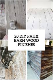 20 diy faux barn wood finishes for any