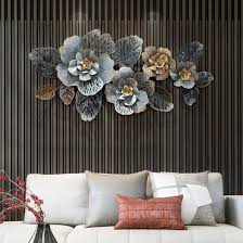 Flower Design Metal Wall Decor