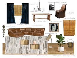 room redesign mood board and design plan