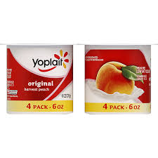yoplait original harvest peach low fat