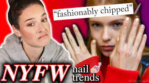 fashion week 2019 nail trends review