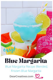 blue margarita recipe frozen blue